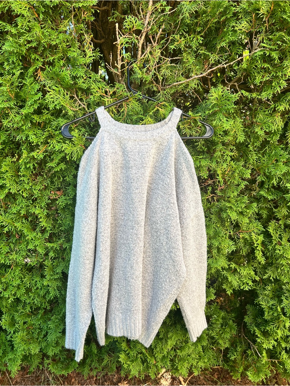 Forever 21 Light Gray Knit Sweater